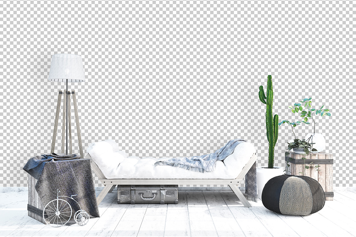 interior PSD, living room photo, a Print Template by HisariDS Mockup Design (Photo 2 of 7)