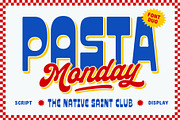 Pasta Monday - Font Duo, a Handwritten Font by The Native Saint Club (Thumbnail 2 of 17)