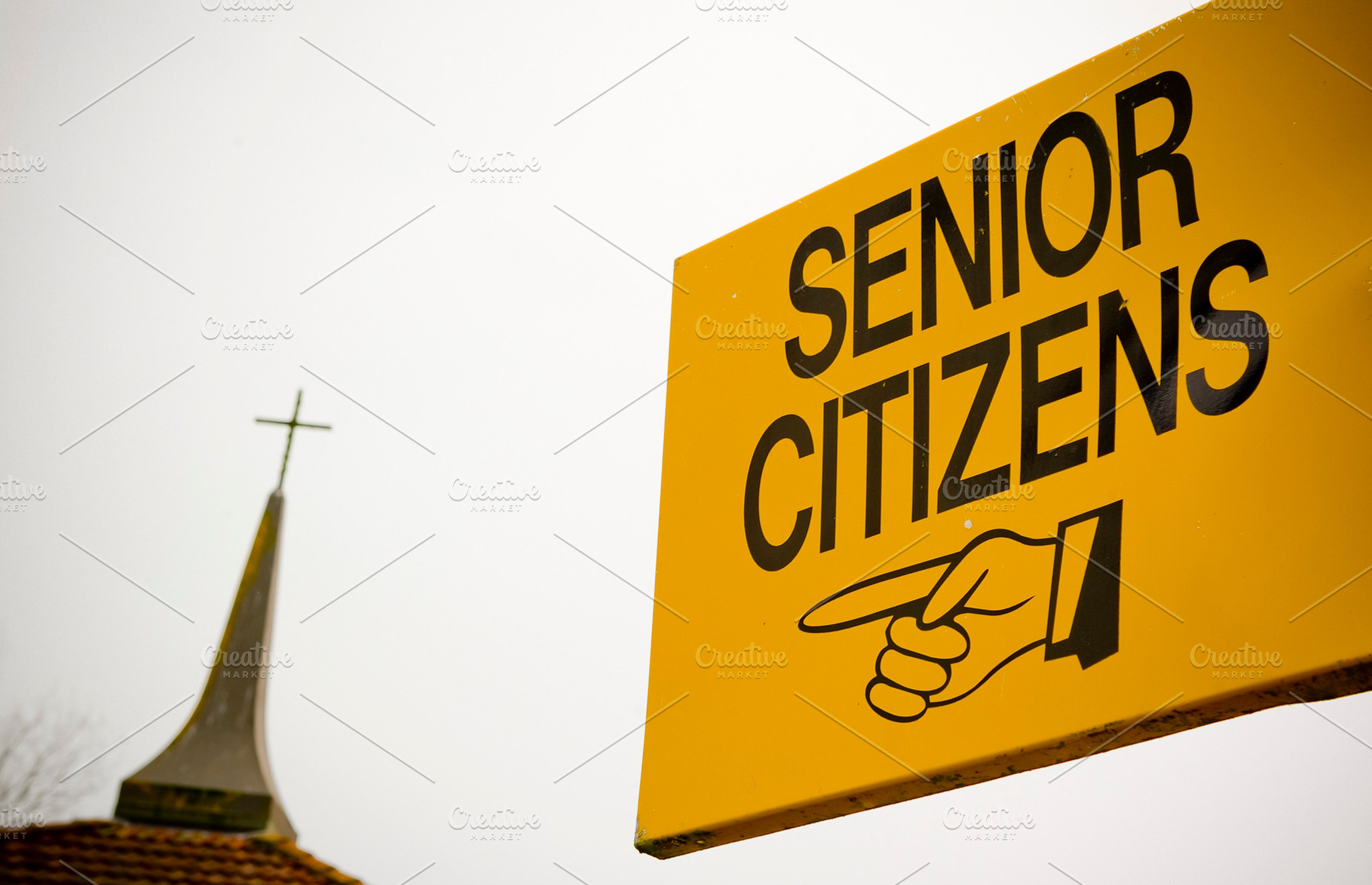 Senior Citizens Sign, an Abstract Photo by THP Creative