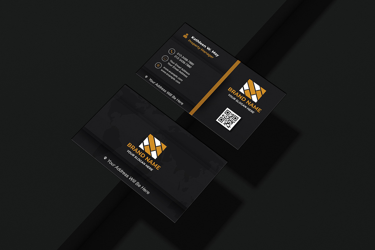 Modern Card Template PSD preview 3