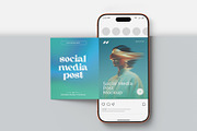Social Media Post Mockup Bundle, an Advertising Mockup by graphypix (Thumbnail 8 of 13)