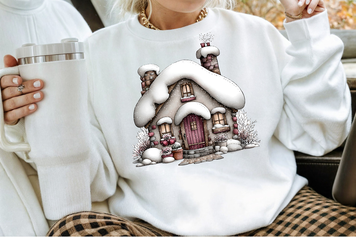 Whimsical Icy Blue Christmas Clipart, an Illustration by Sublimation Artist (Photo 4 of 6)