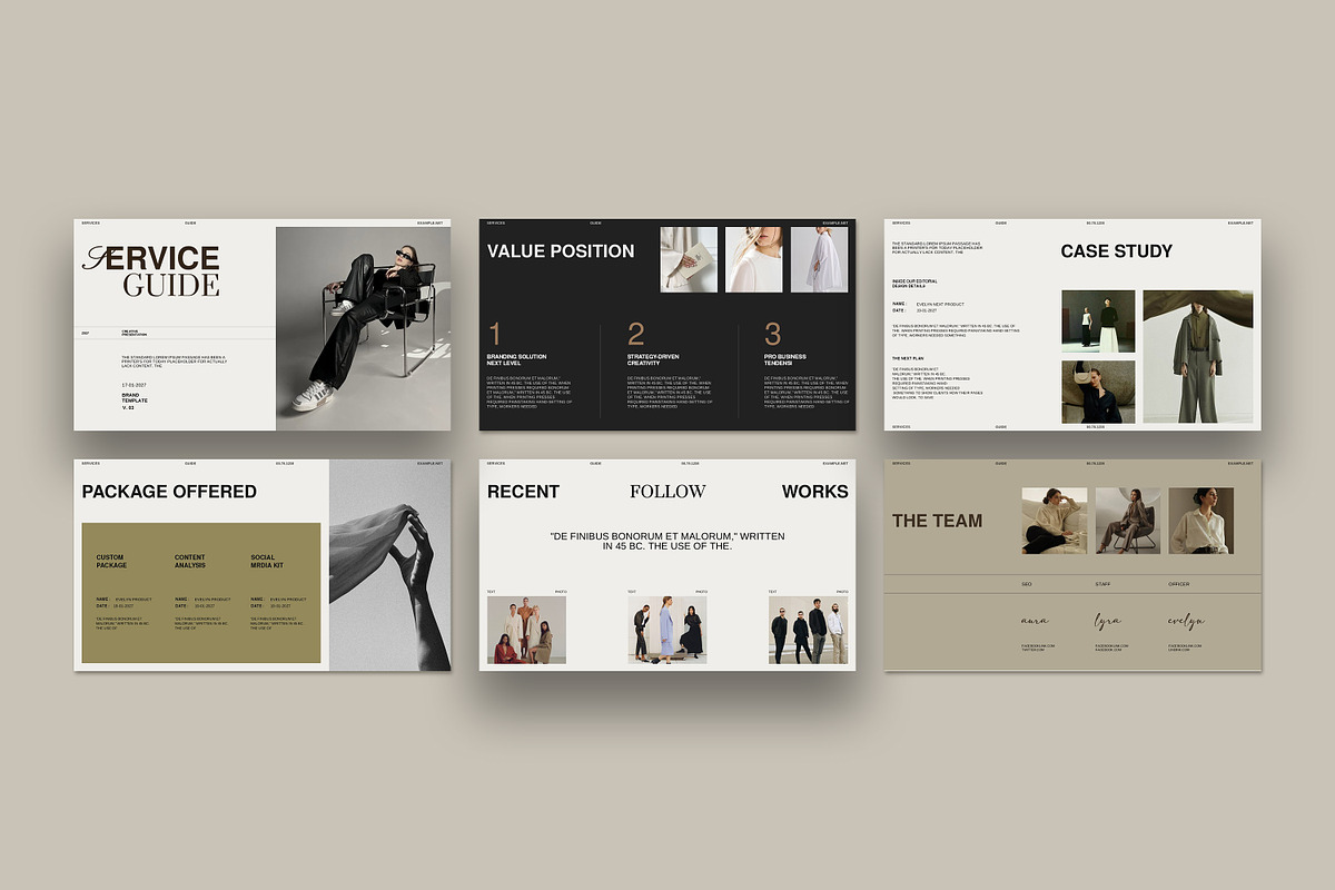 Service Guide Template, a Presentation Template by slidestock55 (Photo 8 of 15)
