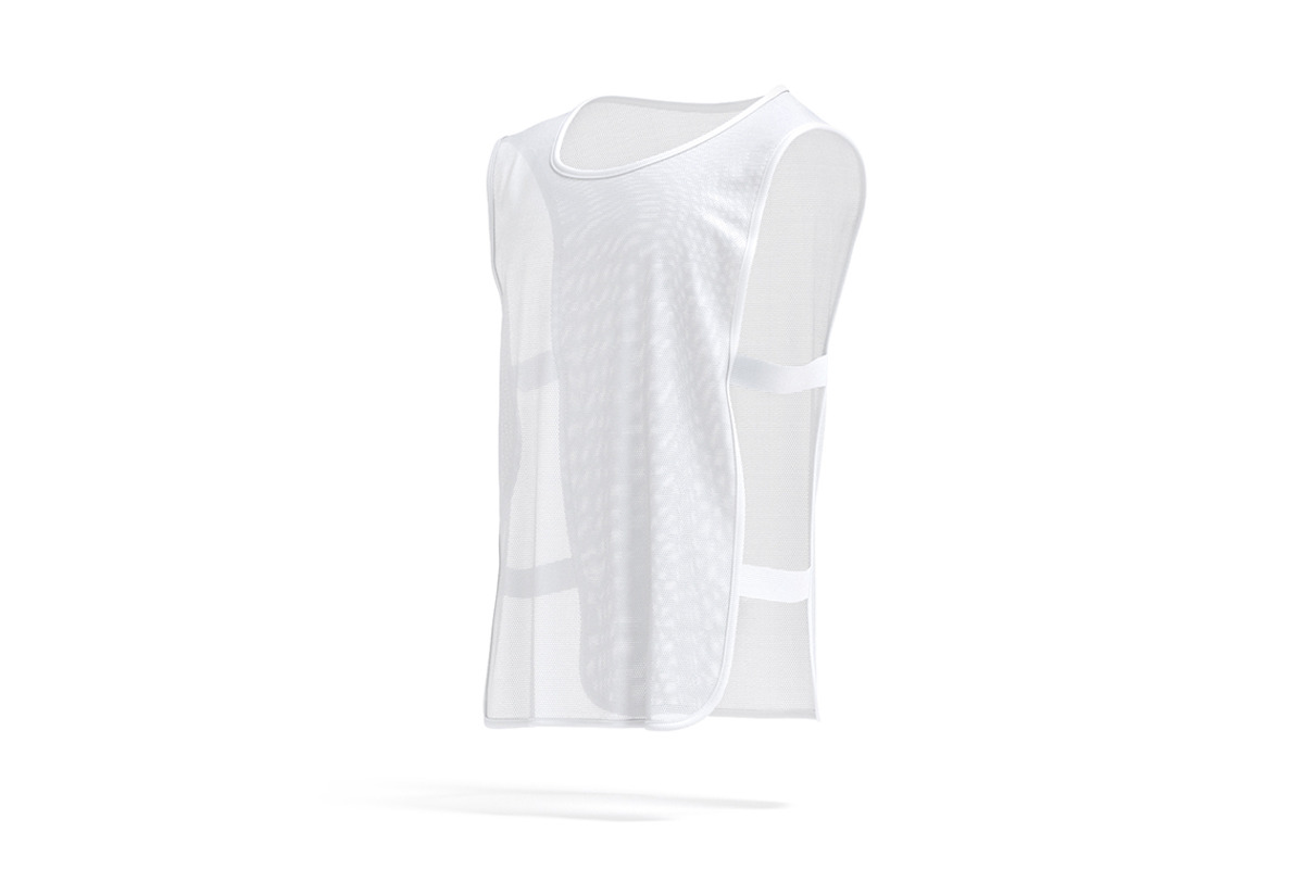 White Football Elastic Vest 3D Model, an Object 3D Model by rebrandy (Photo 3 of 9)