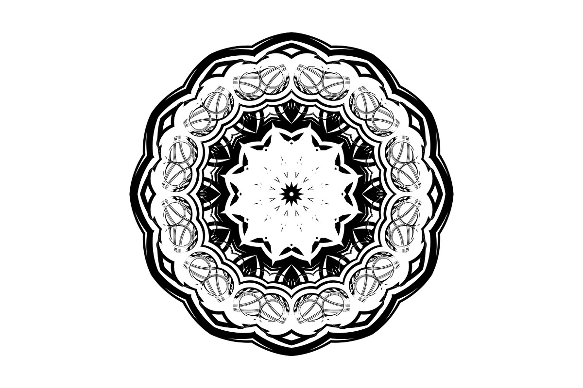 High Quality Mandala Clipart Bundle, a Decorative Illustration by NJ Himel (Photo 101 of 103)