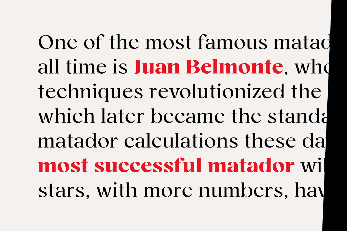 Bovino; 18 Fonts Sharp Serif, a Serif Font by Eko Bimantara (Photo 6 of 10)