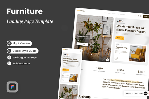 FunSpace - Furniture Landing Page preview 5