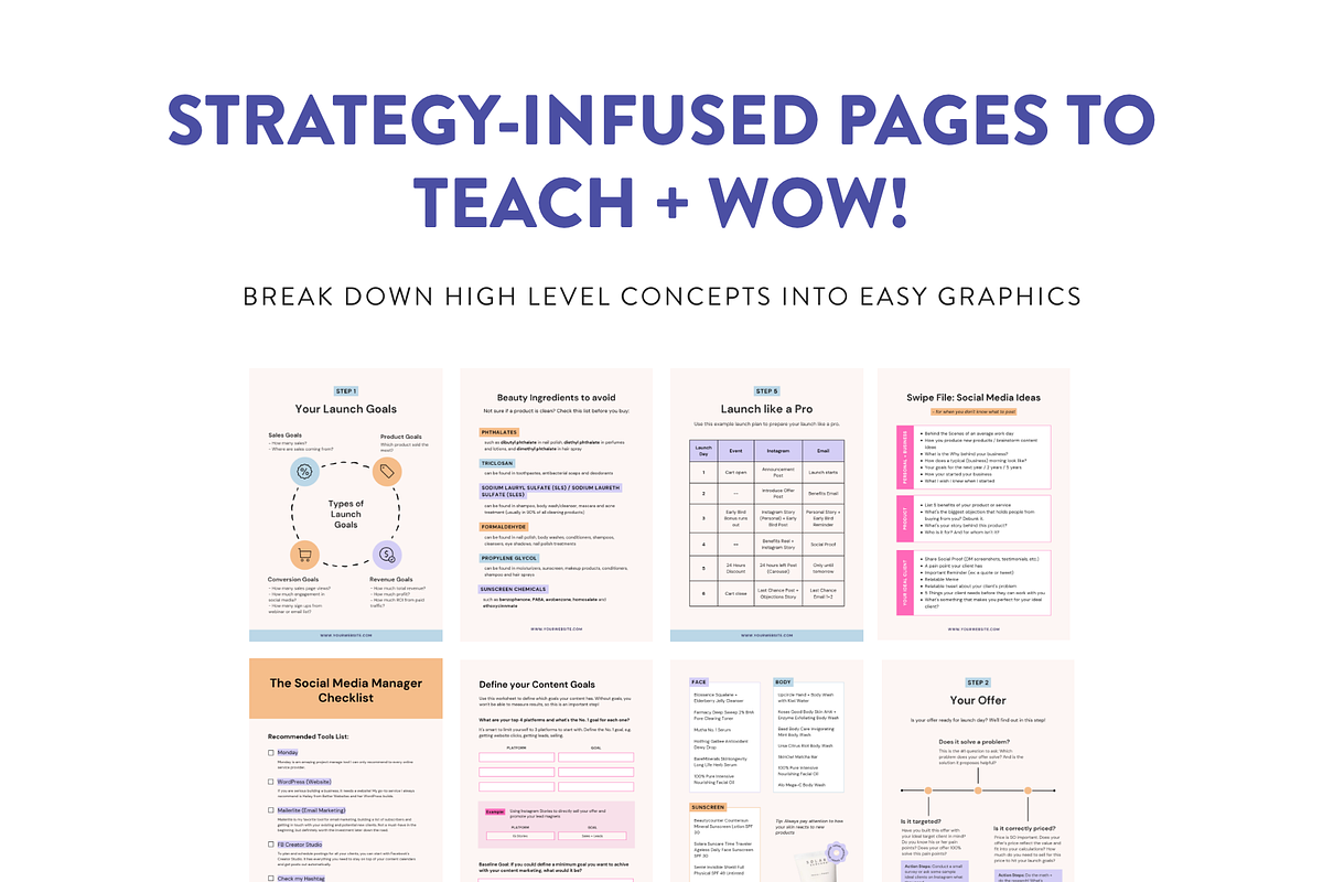 Lead Magnet Workbook Templates Canva, a Marketing Template by My Social Boutique (Photo 5 of 9)