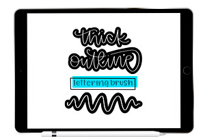 Thick Outline Procreate Brush