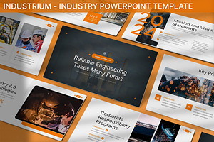 Industrium - Industry Powerpoint, a Presentation Template by SlideFactory