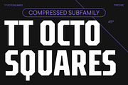 TT Octosquares Compressed, a Sans Serif Font by TypeType (Thumbnail 1 of 7)