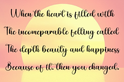 Outside Magnolia, a Handwritten Font by InermediaSTUDIO (Thumbnail 8 of 8)