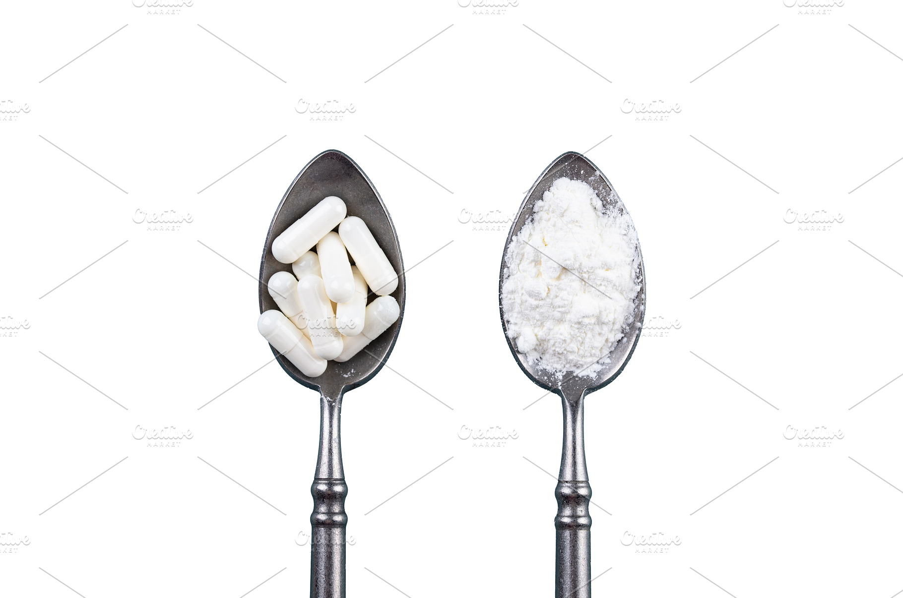 Collagen super powder and pills., a Health & Medical Photo by Yulia Furman