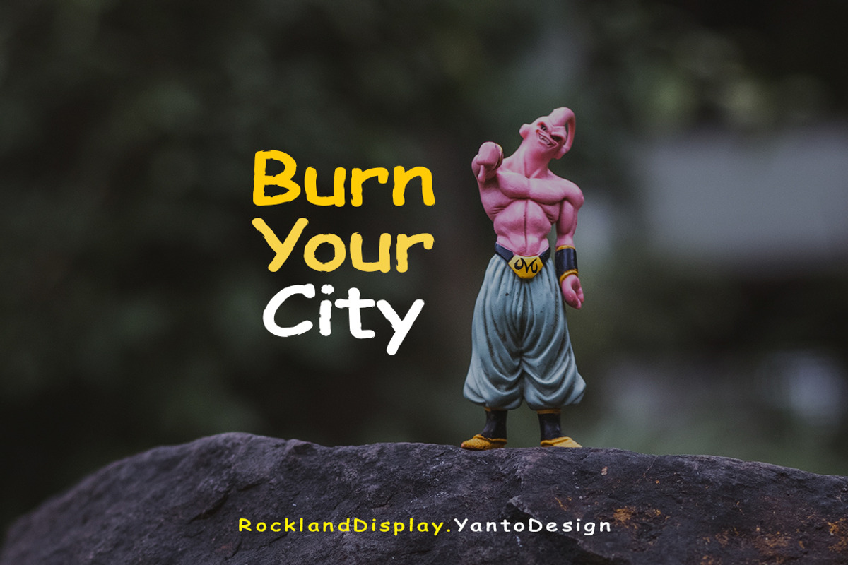 Rockland Display Font, a Sans Serif Font by yantodesign (Photo 4 of 8)