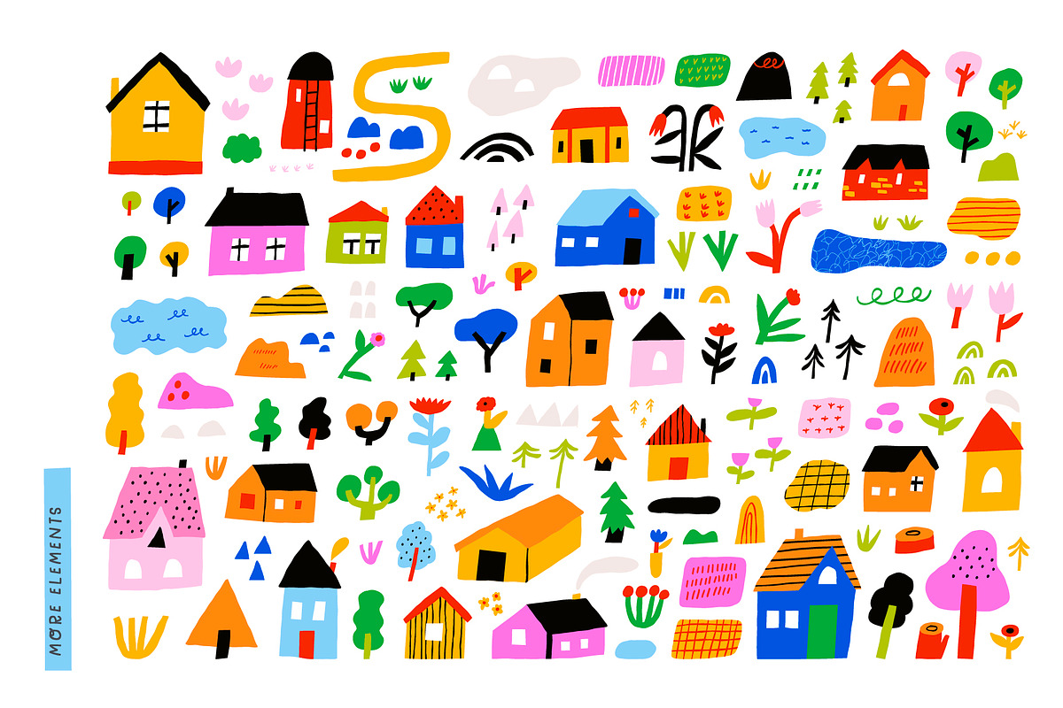 Spring Houses | SVG, PNG, AI, an Object Illustration by Olia (Photo 3 of 12)