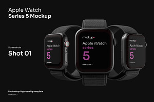 Apple Watch Series 5 Mockup