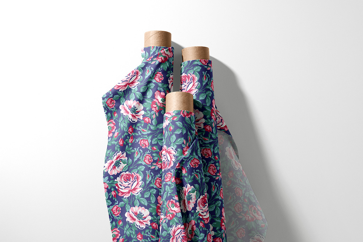 Vintage Rose Floral Pattern Bundle, a Pattern Graphic by StudioGlouna (Photo 2 of 11)