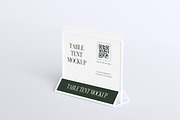 Table Tent Mockup, an Advertising Mockup by Twins_studio926 (Thumbnail 1 of 5)