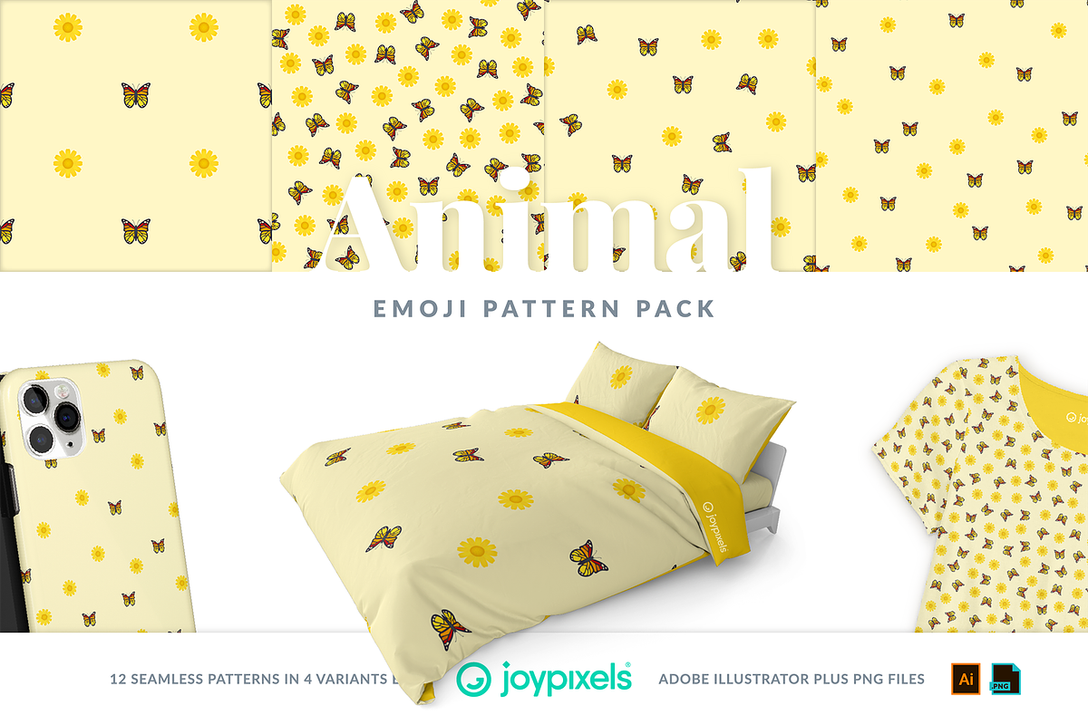 Animal Emoji Patterns by JoyPixels®, a Pattern Graphic by joypixels (Photo 13 of 13)