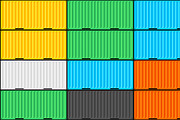 Cargo container + pattern, a Graphic by Volyk (Thumbnail 3 of 6)