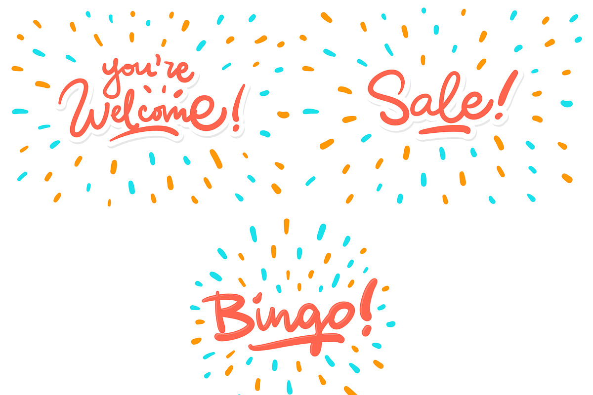Lettering bundle for your shop!, a Work Illustration by Oster Oleg (Photo 3 of 8)