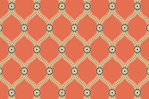 Simple Damask Seamless Pattern Tile