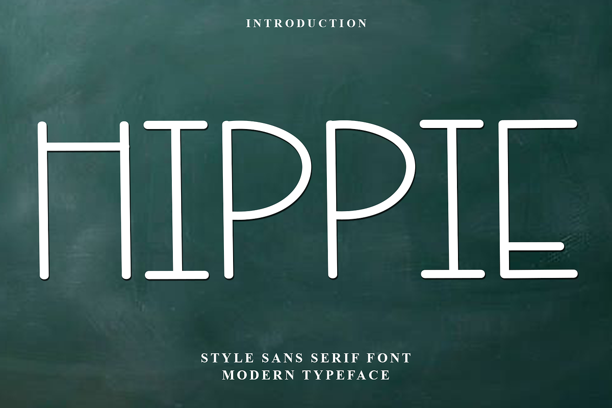 Hippie, a Sans Serif Font by FreshTypeINK (Photo 1 of 8)