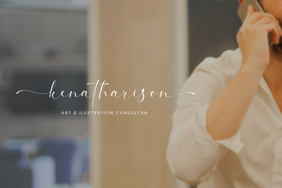 Sanitharie – Modern Script, a Script Font by Imiftype Studio (Photo 8 of 10)