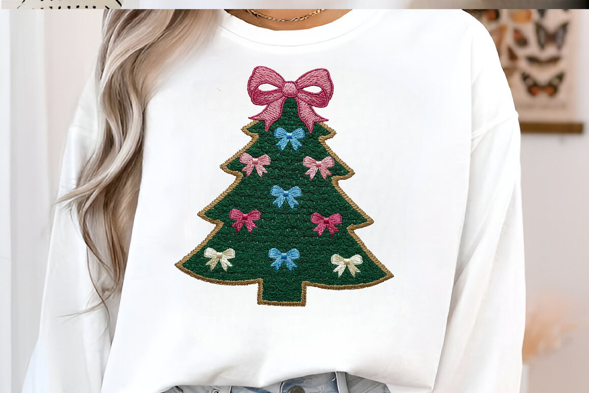 Coquette Crochet Yarn Christmas Tree, an Illustration by SinaCreation (Photo 5 of 7)