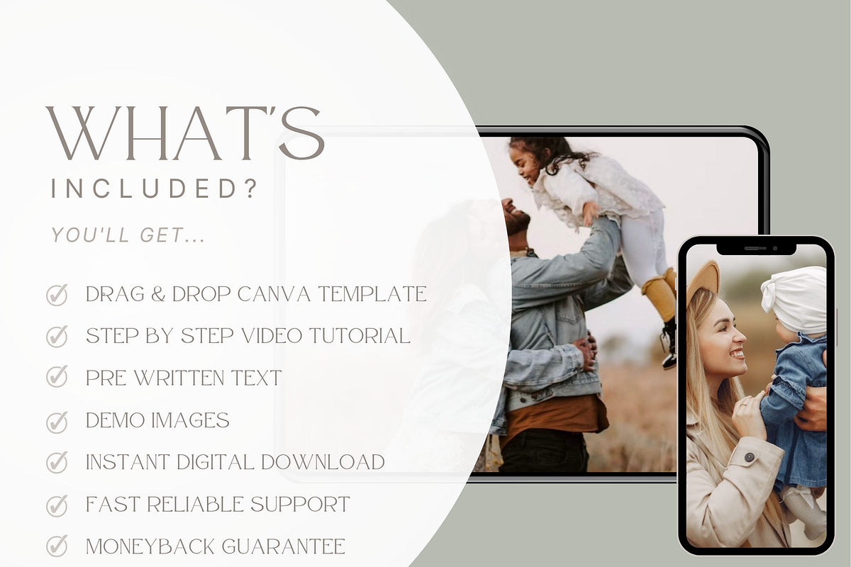 GOLD Family Price Photography Guide, a Magazine Template by Signature Edits (Photo 3 of 11)