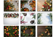 Christmas Background Bundle, a Background Graphic by GraphicWave (Thumbnail 2 of 11)