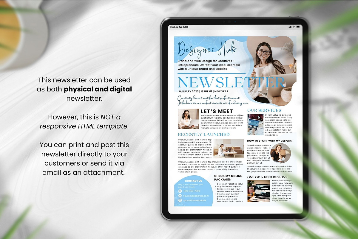 Canva Business Newsletter Template, an Email Template by PixelCraft (Photo 14 of 15)