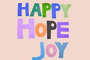 Paper Cut Out Shapes and Words, an Object Graphic by Eryn Rose Design (Thumbnail 2 of 18)