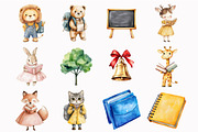 Back to School Clipart Bundle, an Illustration by Design Market (Thumbnail 3 of 5)