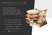 Grandmillenial Autumn Collection, a Seasonal Illustration by PeDe Designs (Thumbnail 10 of 33)