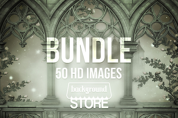 Gothic Fantasy Backdrops Bundle preview 6