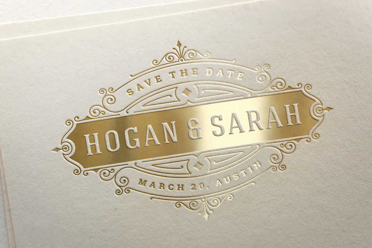 18 Wedding Logos and Badges, a Branding & Logo Template by Vasya Kobelev (Photo 7 of 10)