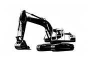 Excavator Construction Vector Bundle, an Illustration by Amazin_art (Thumbnail 27 of 51)