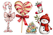 Whimsical Christmas Clipart, an Illustration by Designworld (Thumbnail 5 of 6)