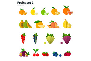 Healthy Concept Tropical Fruit on