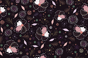 doodle flowers colorful, a Pattern Graphic by AAN Seamless Shop (Thumbnail 2 of 3)