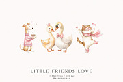 Little Friends Love, an Animal Illustration by PeDe Designs (Thumbnail 7 of 11)