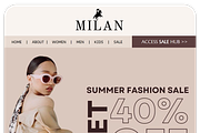 Mailchimp editable email template, an Email Template by Nivindesign (Thumbnail 2 of 12)