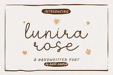 Lunira Rose - Handwritten Script