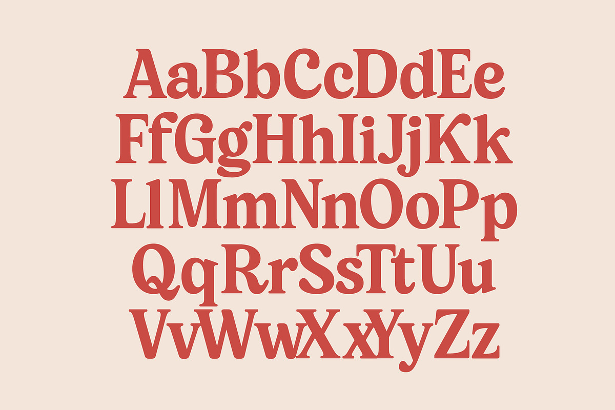 Klaten Yuforia Modern Bold Serif, a Serif Font by timelesstype.co (Photo 3 of 15)