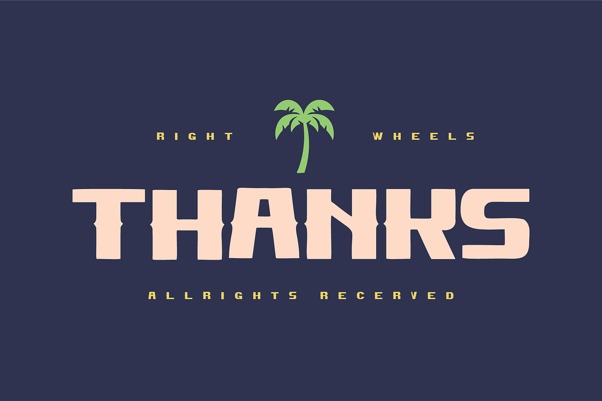 UNDERSHOES - Retro Display Font, a Font by Rightwheels (Photo 10 of 10)