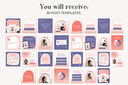 Instagram Post Template Bold Canva, a Social Media Template by HerstedHertz (Thumbnail 2 of 9)