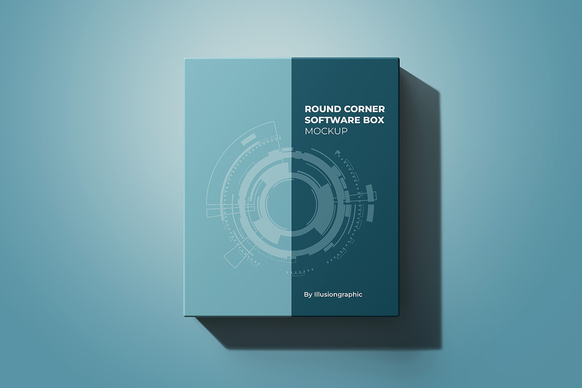 Round Corner Box Mockup - 8 views, a Packaging Mockup by Illusiongraphic (Photo 7 of 22)