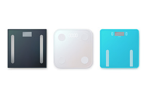 Digital bathroom scales. Smart floor, a Technology Illustration by Stock-Smart-Start