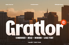 Gratlor - Bold Condensed Fonts